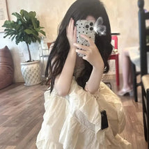 WW | Elegantes Ärmelloses Rüschentorte Kleid