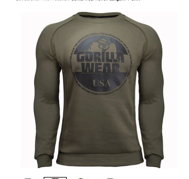 WW | Gorilla Wear Herren Langarm T-shirt
