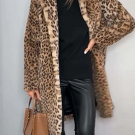 WW | Klassieke Dames Winterjas Met Luipaardprint