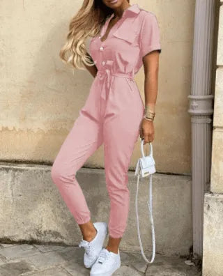 W&W Mode | Daunen-Jumpsuit Zeitlos Weiche Baumwolle Perfekt für Jeden Anlass