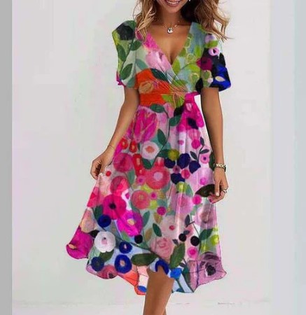 WW | Farbspiel Kleid