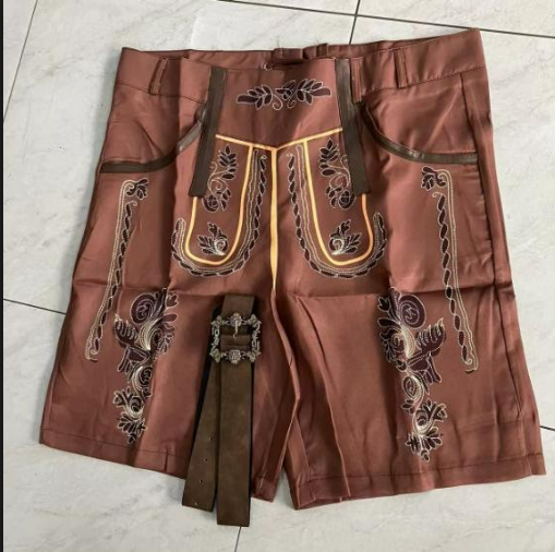 WW | Moderne und Einzigartige Bestickte Shorts mit Eleganten Details und Taschen