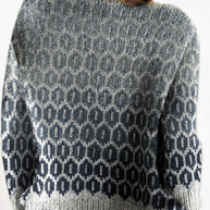 Noria™ - Grauer Pullover mit Details