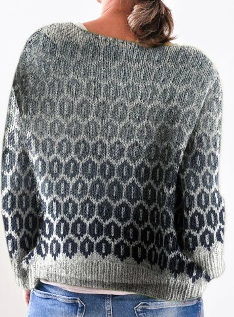 W&W Mode | Grau Sweatshirt Mit Details