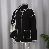 W&W - Statement-Jacke mit Halstuch