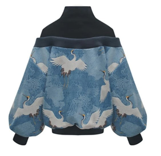W&W Mode | Damen Sweatshirt Mit Puffärmeln