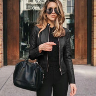 WW Winter Lederjacke Im Modernen Stil Für Damen | Perfekt Für Den Winter