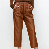 WW | Dash Petal Taille Tasche Faux Leder Hosen