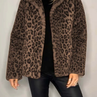 WW | Klassieke Dames Winterjas Met Luipaardprint