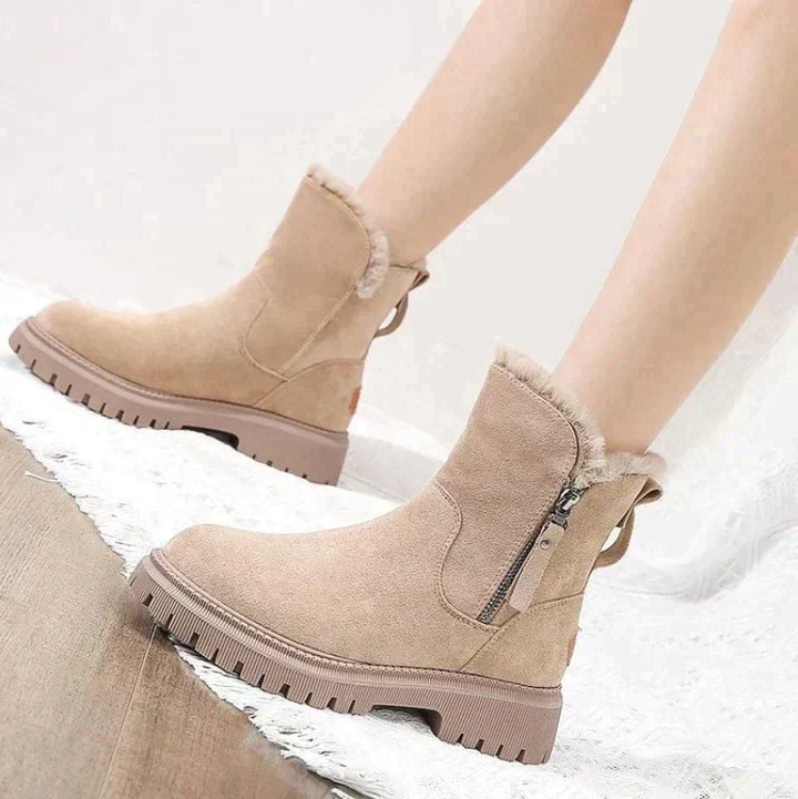 W&W Mode | Klassische Herbst Wedge Stiefeletten für Frauen