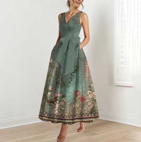 WW | Traumkleid aus Grüner Seide