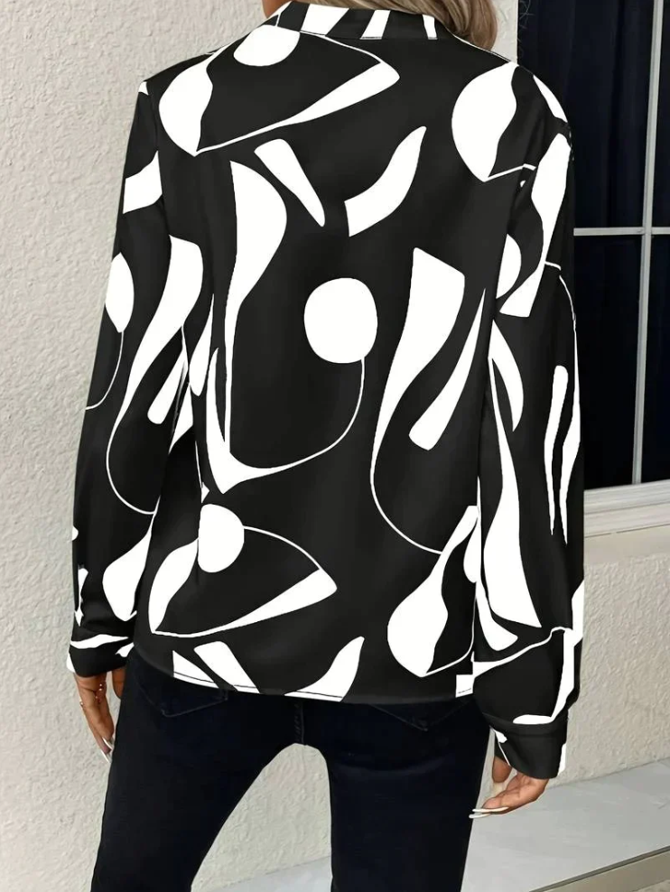 WW | Bluse Damen Stilvoll Und Bedruckt