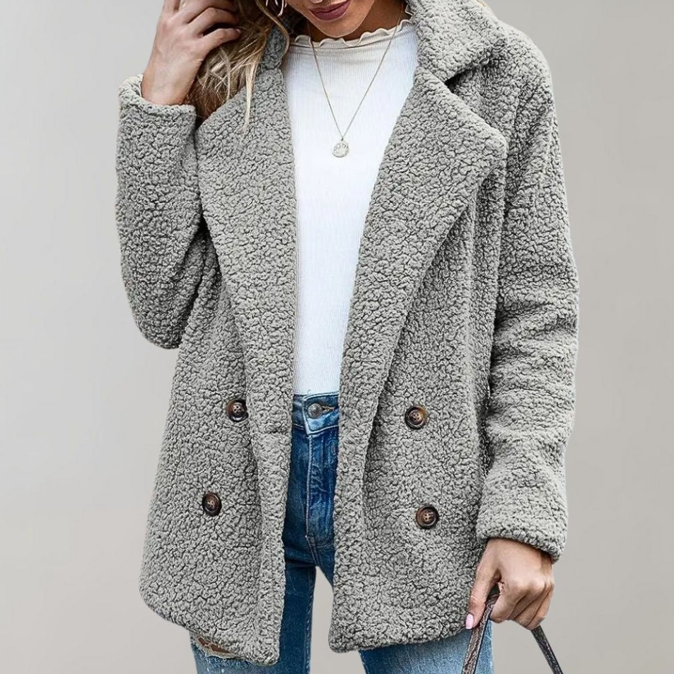 W&W Mode | Warme und Flauschige Damenjacke