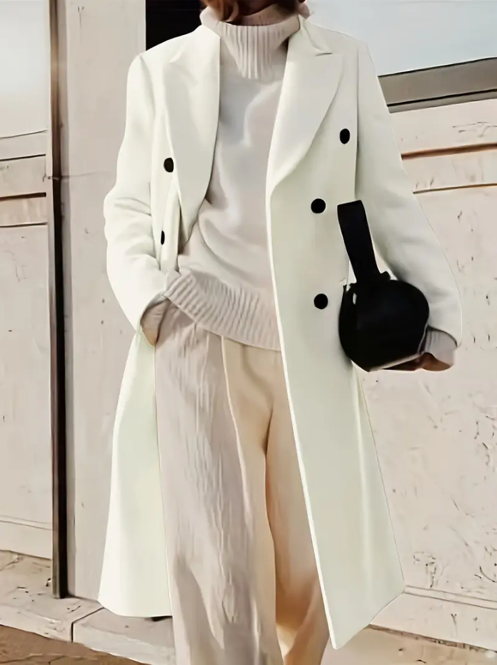 W&W Mode | Zweireihige Jacke mit Kapuze