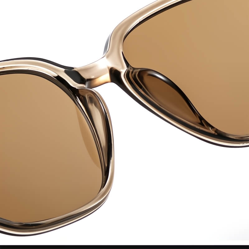 WW | Klassische Quadratische Sonnenbrille Raffiniert & Komfortabel