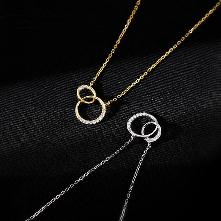 W&W Mode Schillernde Silber-Schönheit | Damen Eleganter Zirkonia-Anhänger aus 925er Sterling Silber