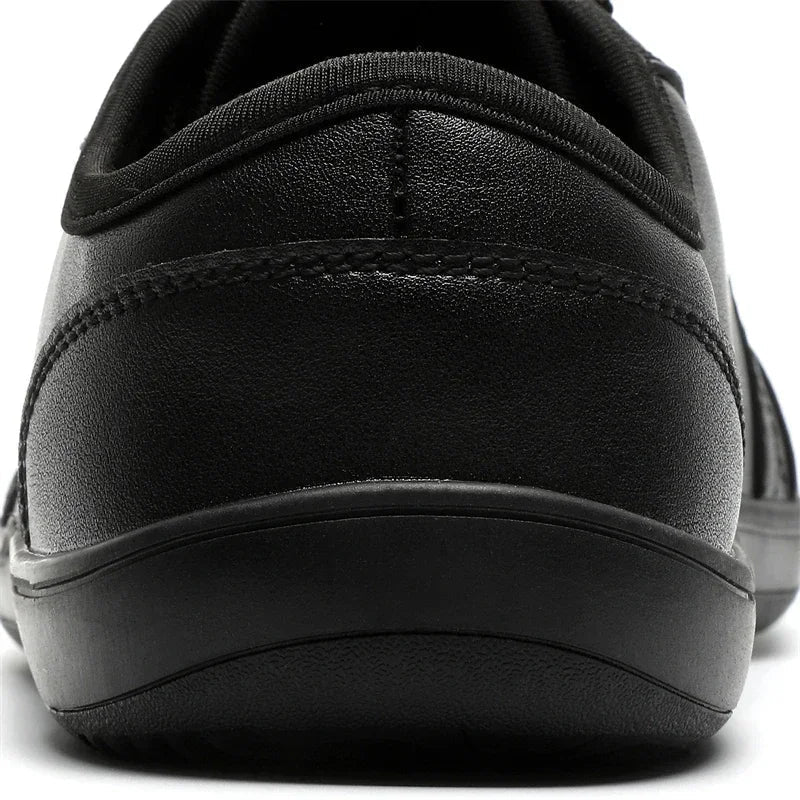 W&W Mode | Minimalistische Leder Barfußlaufschuhe