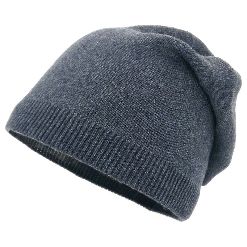 W&W Mode Neue Weiche Dünne Gestrickte Mütze | Damenmütze für Draußen