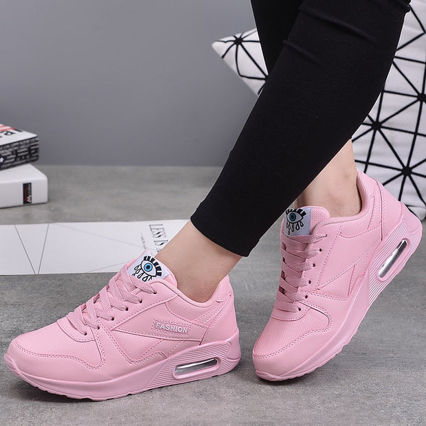 WW | Trendige Schnürschuhe Mit Plateausohle Für Frauen