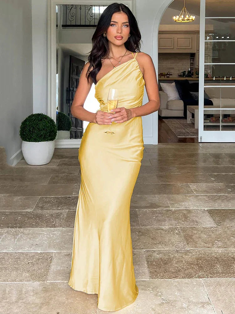 WW | Elegantes Maxikleid ohne Rücken für einen raffinierten Look