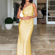 WW | Elegantes Maxikleid ohne Rücken für einen raffinierten Look