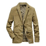 WW | Cord Blazer Für Herren Klassische Eleganz in Braun