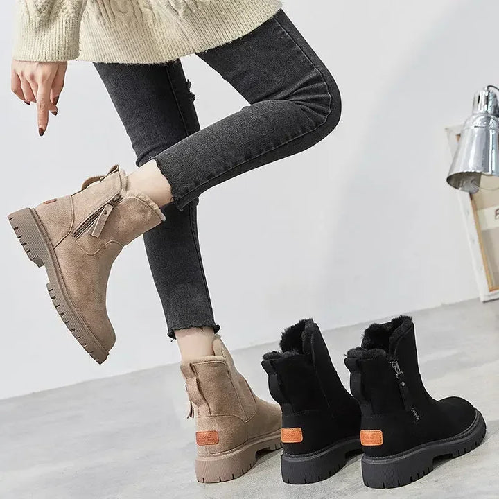 W&W Mode | Damen Schneestiefel mit Plüschfutter