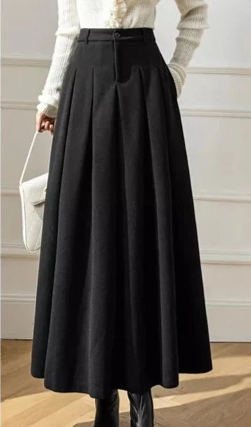 Damen Wollrock für Herbst und Winter
