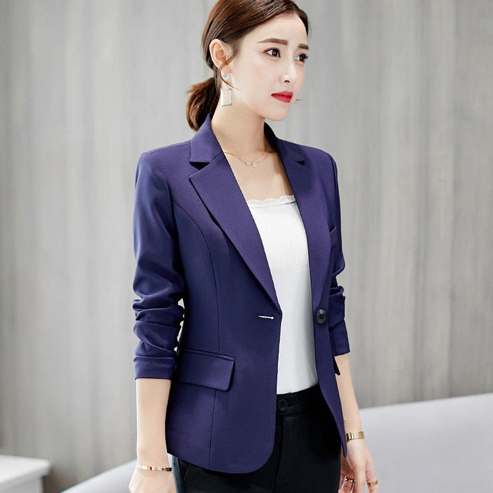 W&W Mode Lässig Taschen Kurz Blazer