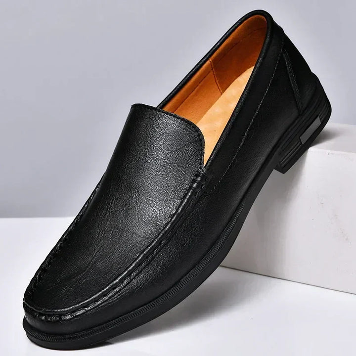 W&W Mode | Stilvolle Slip on Büro Leder Männer Schuhe