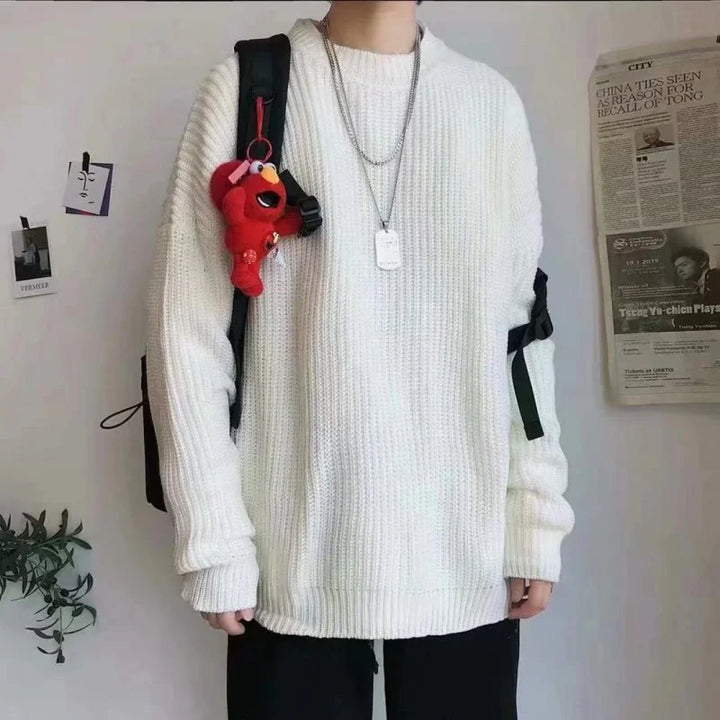 W&W Mode - Herren Slim Fit Wollpullover für den Herbst