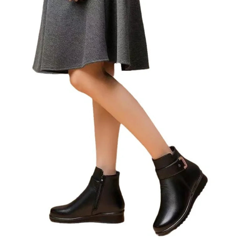 WW - Elegante Stiefelette mit Warmfutter