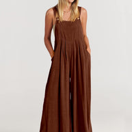Rosabella™️ - Ärmelloser Jumpsuit mit Weitem Bein