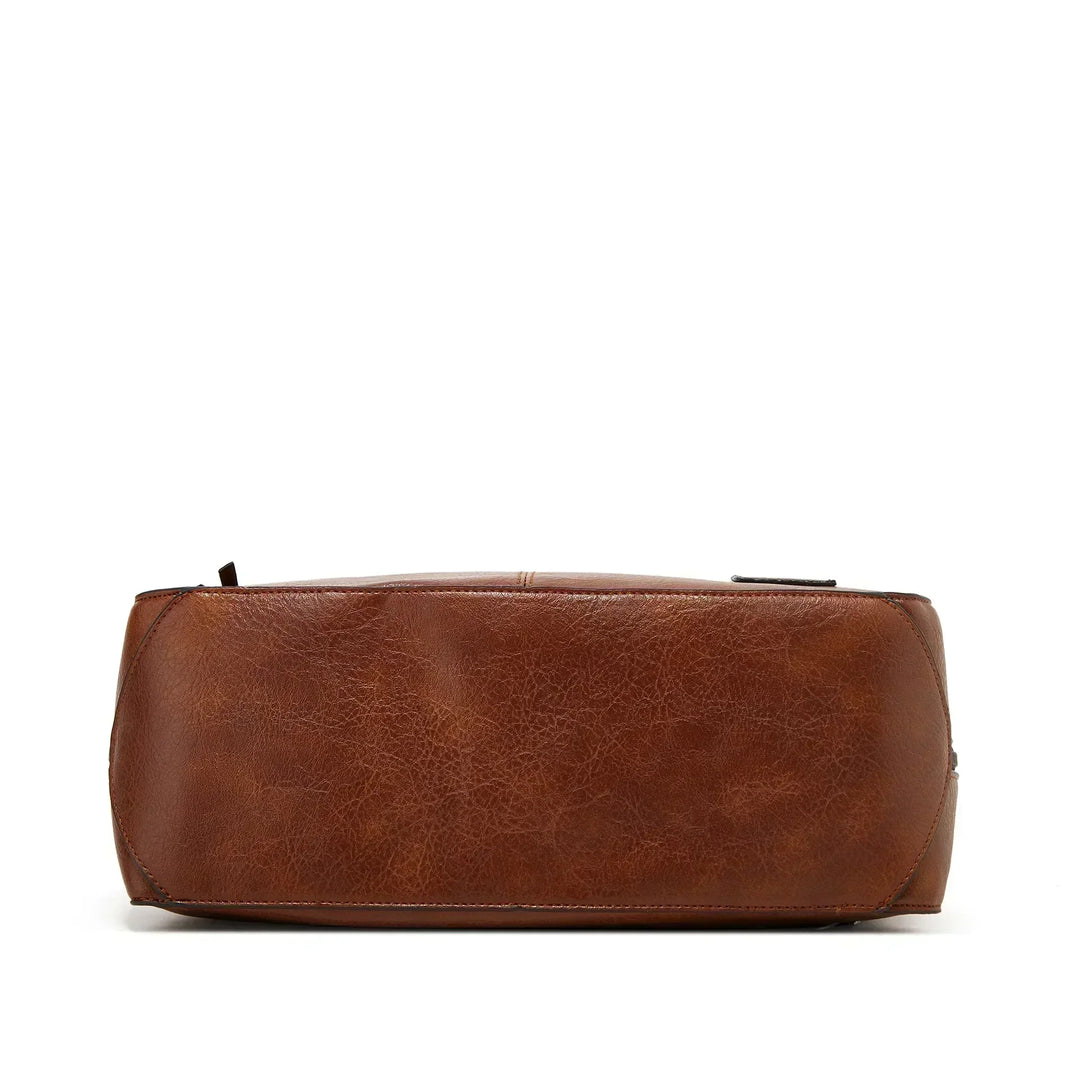 W&W Mode | Elegante Leder Umhängetasche