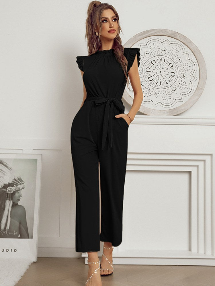 WW | Pinker Rüschen Jumpsuit