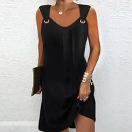 WW - Ärmelloses Kleid mit Spaghetti-Trägern