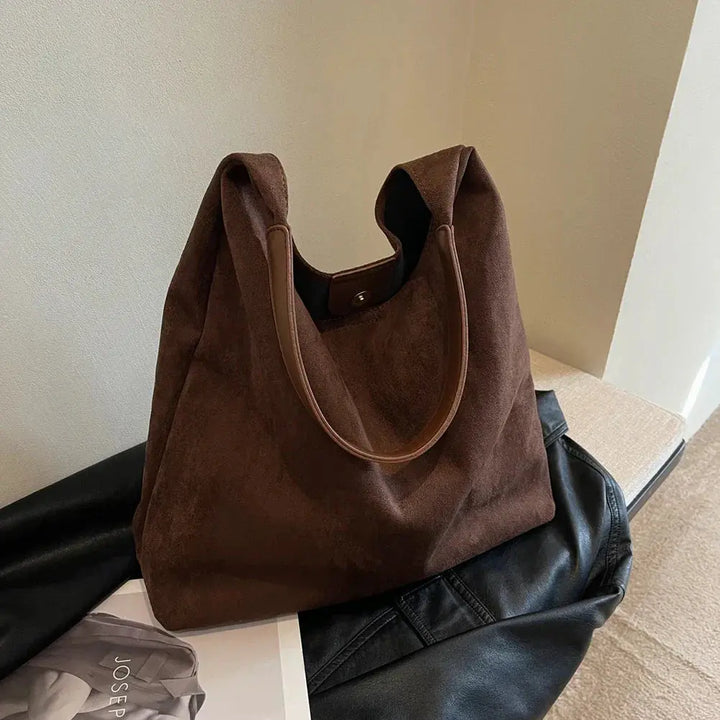 W&W Mode | Tote Tasche Aus Wildleder