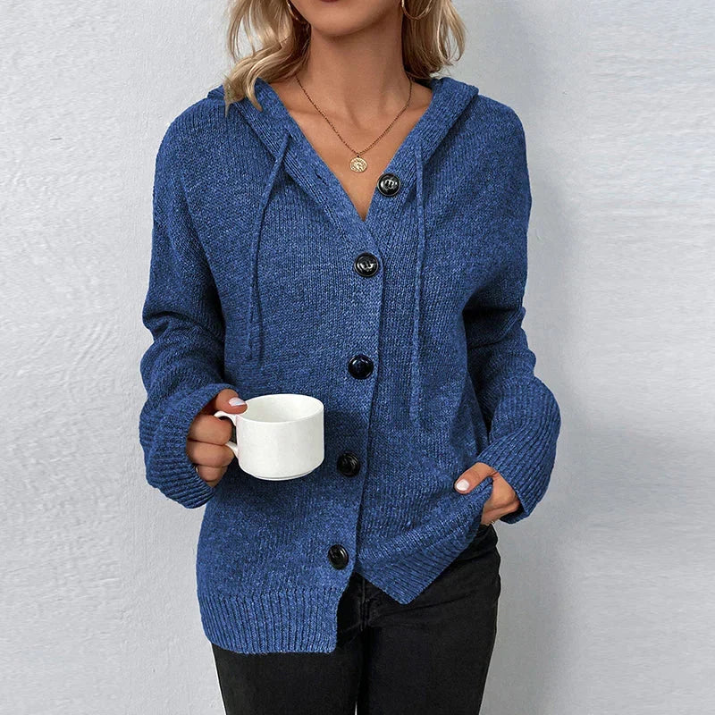 W&W Mode | Bequemer Hooded Cardigan