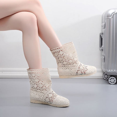 WW - Bequeme Damen Stiefel