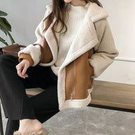 Frauen Dicke Pelzjacke
