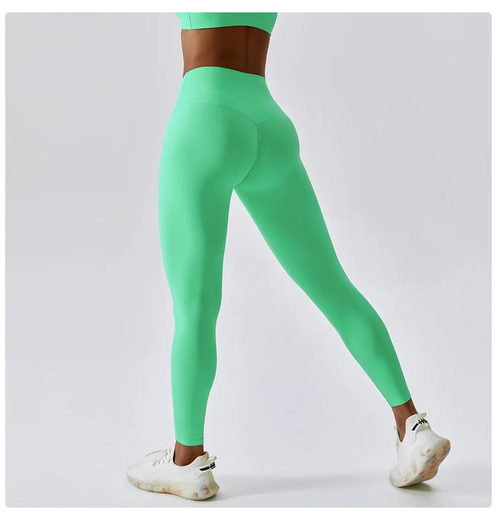 W&W Mode | Atmungsaktive Push-up Yoga Leggings Mit Pfirsich Hebung