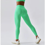 WW | Atmungsaktive Push-up Yoga Leggings Mit Pfirsich Hebung