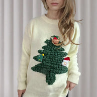 WW -  Hässlicher Weihnachtspulli - Hyggelig trøje med 3D-detaljer og juletema