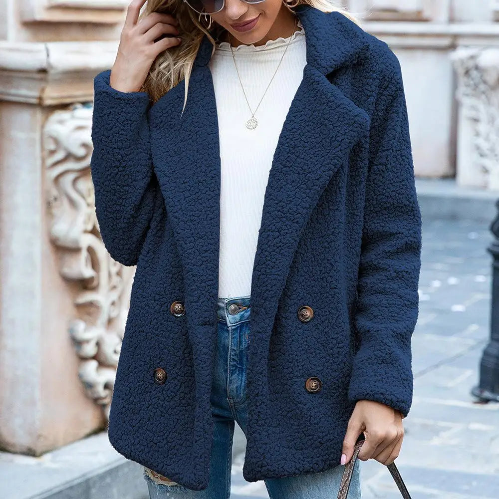 W&W Mode - Damen Sherpa Mantel