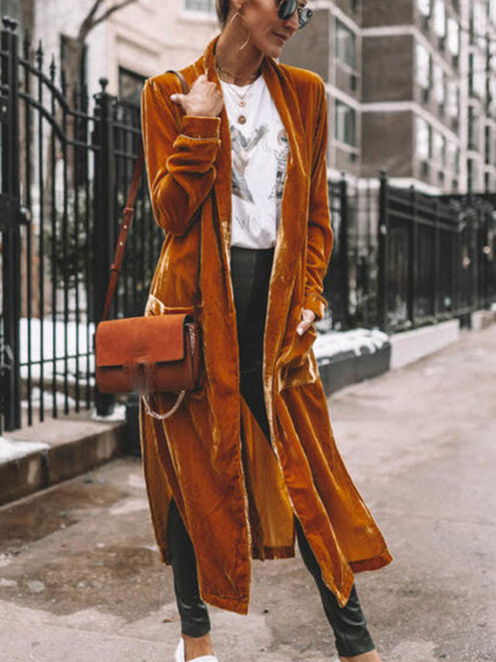 W&W Mode | Uplifting My Way Kimono Jacke Aus Samt