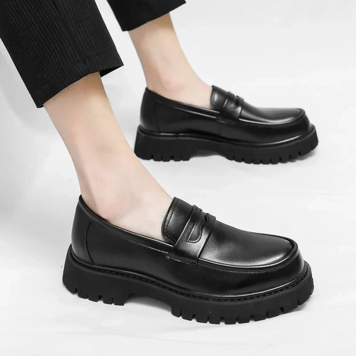 W&W Mode | Premium Geschäftliche Herren Loafers Hohe Sohle