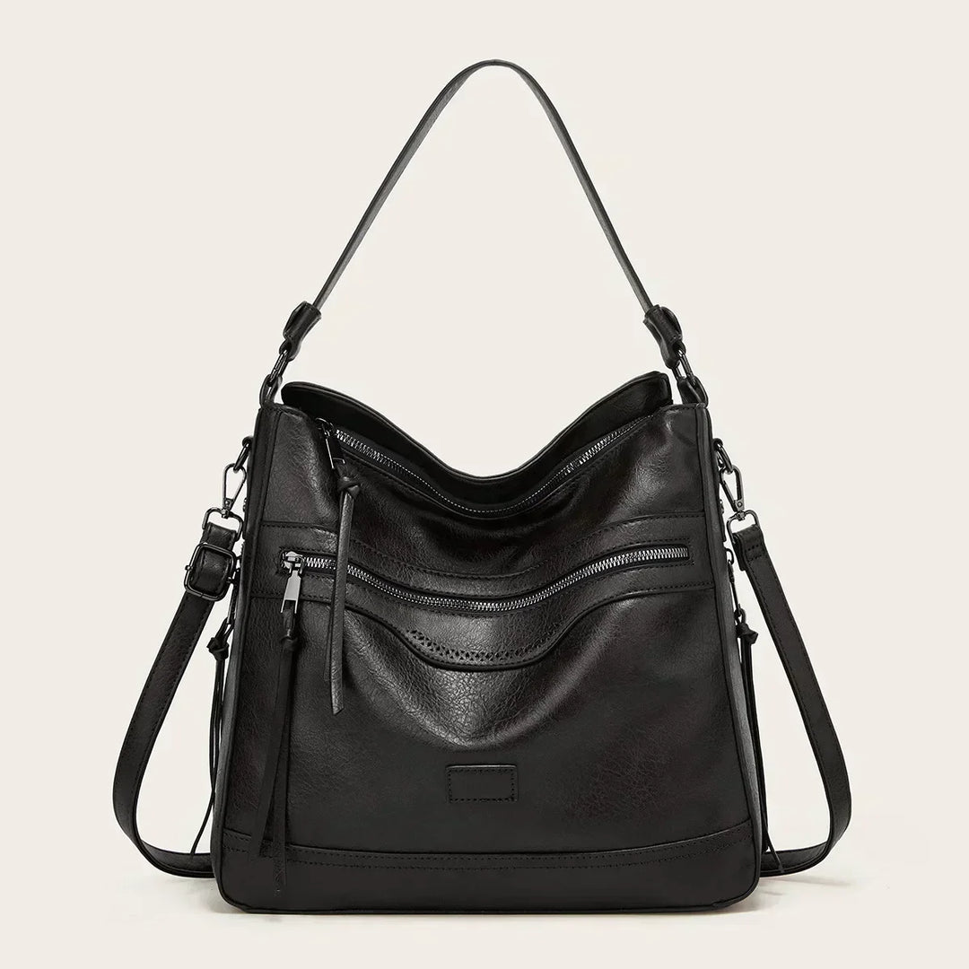W&W Mode | Elegante Leder Umhängetasche