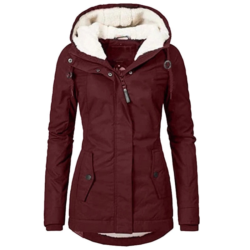 W&W Mode Heiße Herbstjacke: Wind- und Wasserfester Wetterschutz für Frauen