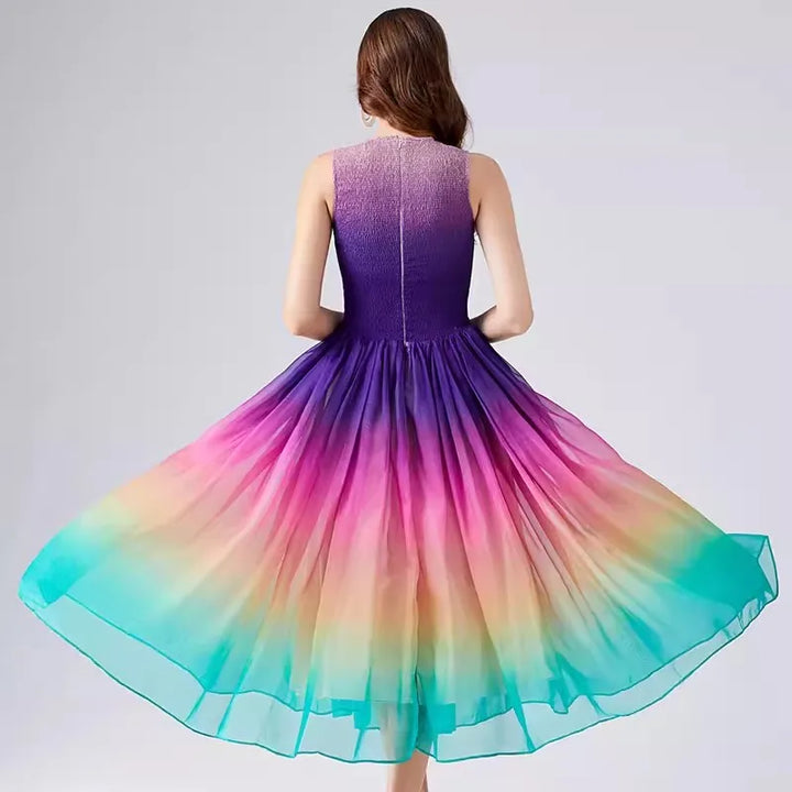 W&W Mode | Golden Hour Harmony Midi Kleid