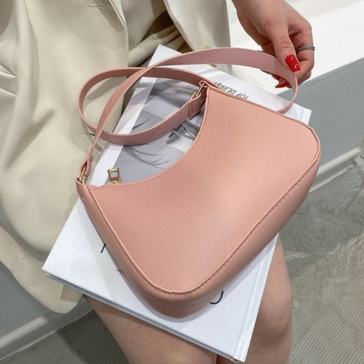 Damen Retro-Ledertasche mit praktischem Stauraum